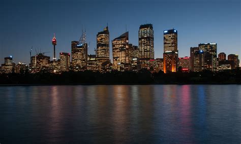 Sydney Skyline at Night - Ed O'Keeffe Photography