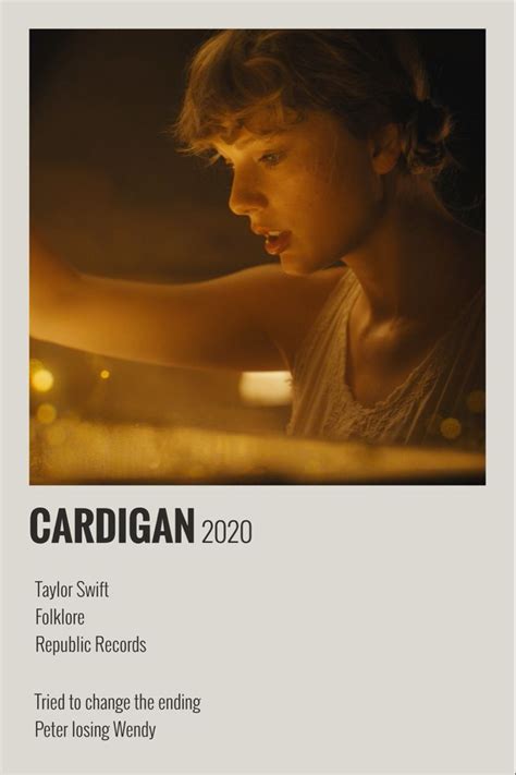 Cardigan song poster | Taylor swift songs, Taylor swift lyrics, Taylor ...