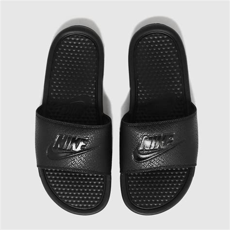 Nike Black Benassi Slide Sandals Trainerspotter