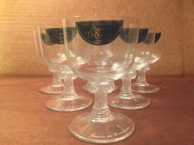 COFFRET DE 6 Verres Delphes N4 Cristalleries Royales De Champagne