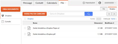 Webmail Smart Accesso E Gestione Di Un Account Dropbox Guide