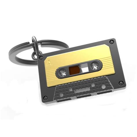 Metalmorphose Keychain Audio Cassette Tape Key Ring Midoco Art And Office Supplies