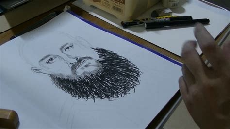 Timelapse Drawing Wwe Braun Strowman Youtube