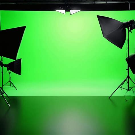 Download Professional Green Screen Studio Setup with Tripods ...