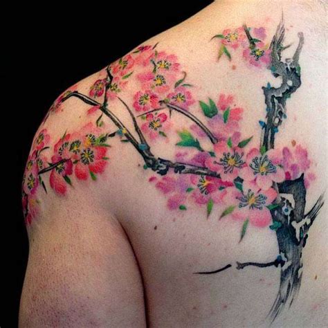 Arbol De Cerezo Tatuaje Kulturaupice