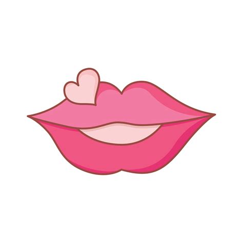 cute lips sticker 18873832 PNG