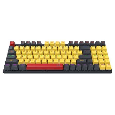 TECLADO REDRAGON K BLACK RGB SWITCH BLUE HOT SWAP Power Play