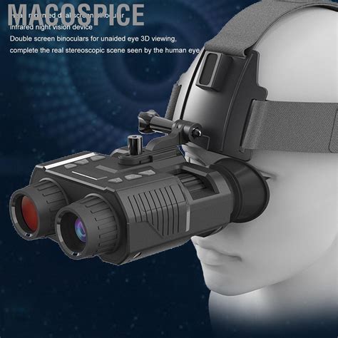 Macospice P Head Mounted Binoculars Hd Infrared Digital Goggles