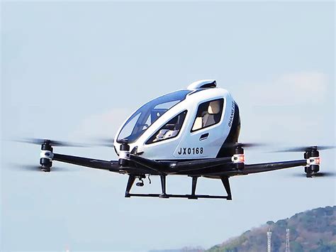 El futuro ya está aquí se presentó el primer taxi volador del mundo