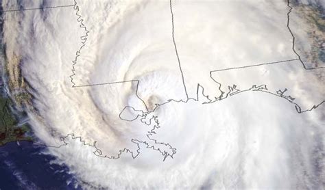 NOAA Satellite Photo of Hurricane Katrina