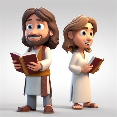 Desenhos bíblicos em 3D de Jesus crianças Heaven Joy Sweet Camp