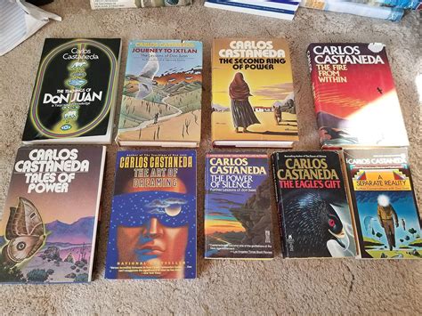 Carlos Castanedas 9 Book Set The Teachings Of Don Juan A Separate