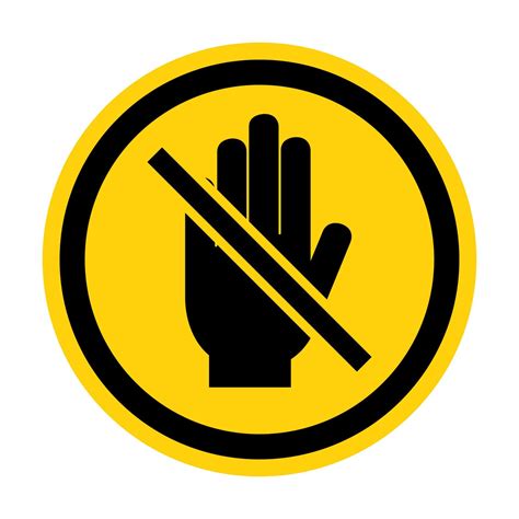 Hot Surface Do Not Touch Vector Art At Vecteezy