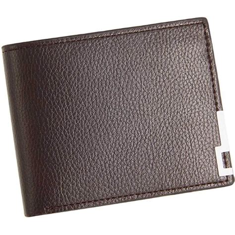 Portefeuille Homme Carte De Cr Dit En Cuir Pu Avec Protection Rfid Nfc