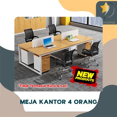 Jual Aistar Indonesia Meja Kerja 4 Orang Meja Belajar Meja Komputer