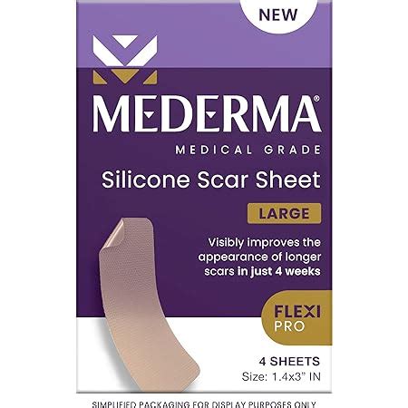 Amazon Mederma Medical Grade Silicone Small Scar Sheet 1 4x3