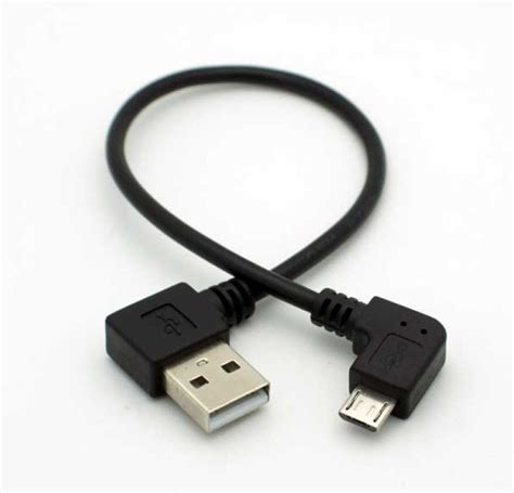 3m Usb 20 A Right Angle Male To Micro Usb B Right Angle Male Cable