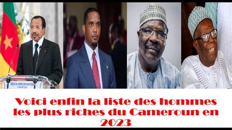 Top Des Hommes Les Plus Riches Du Cameroun Youtube