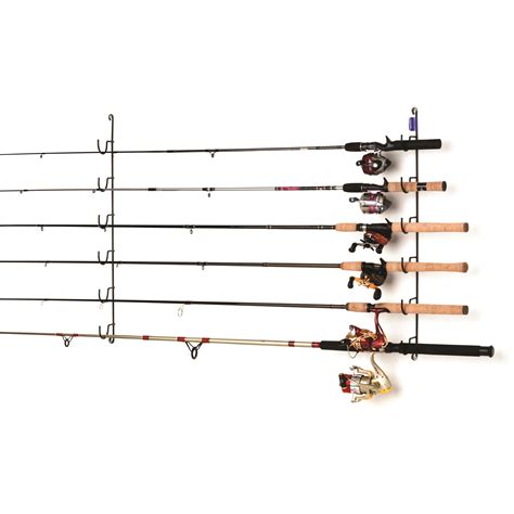 Horizontal 6 Rod Fishing Rack Sku7006 Rackem Racks