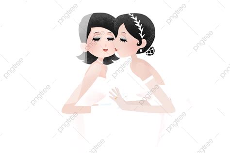 Gambar Pengantin Dalam Gaun Pengantin Senang Nikah Jatuh Cinta Png Transparan Dan Clipart