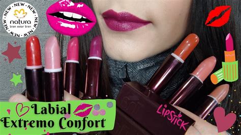 LABIAL EXTREMO CONFORT TODOS LOS TONOS NATURA UNA YouTube