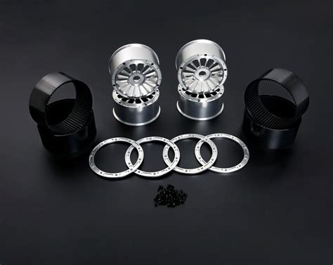 Cnc Metal Wheel Hub With Beadlocks Ring Kit For Rv Rofun F Mcd Xs