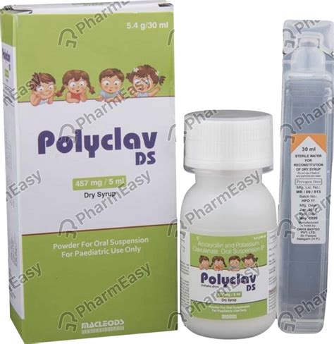 Polyclav Ds Dry Syrup 30ml Uses Side Effects Price Dosage PharmEasy