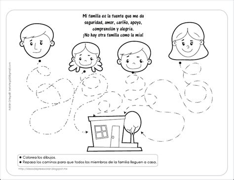 Ideas De Preescolar Semana De La Familia El Camino A Casa