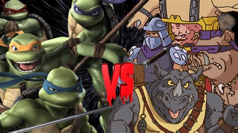 Teenage Mutant Ninja Turtles Vs Shredder Krang Bebop And Rocksteady