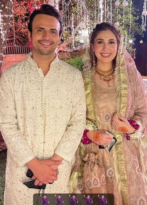 Pakistani Actress Sara Chaudhry Wedding Pics