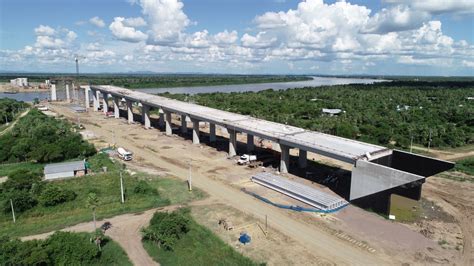 Construcción Del Puente De La Bioceánica Financiada Por Itaipu Presenta Un 47 De Avance