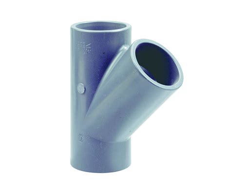 Dyka Pvc T Stuk Pn10 160mm 3x Lijmmof 45° Grijs Kuldipsingh