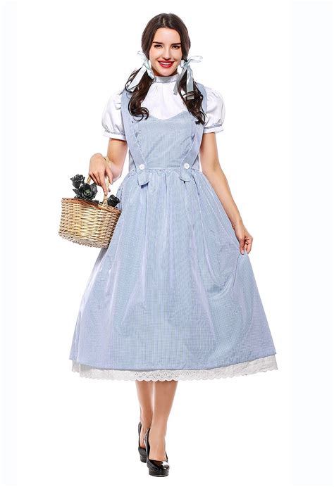 Ladies Wizard Of Oz Dorothy Fancy Dress Storybook Hens Party Costume