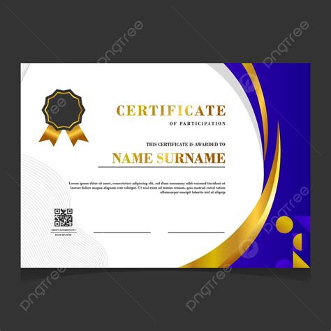 Elegant Certificate Award Design Template Paper Vector Template Download On Pngtree