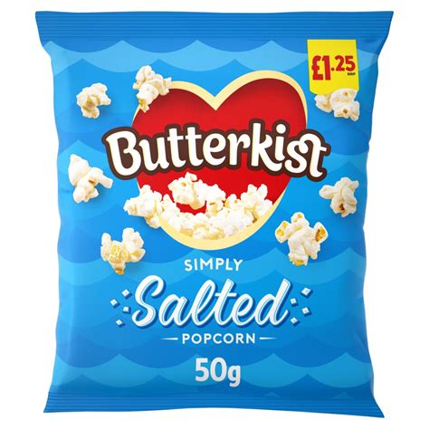 Butterkist Simply Salted Popcorn 50g £125 Pmp Best One