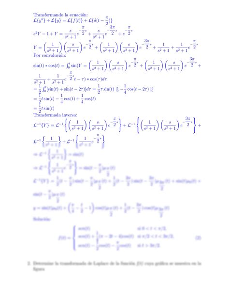 Solution Preguntas Examen Ecuaciones Diferenciales Ordinarias