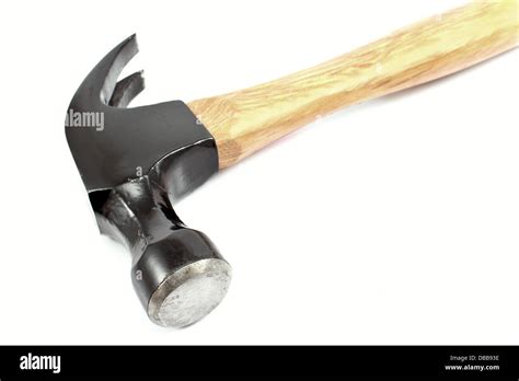 Wood Hammer Isolated On White Stock Photo Alamy