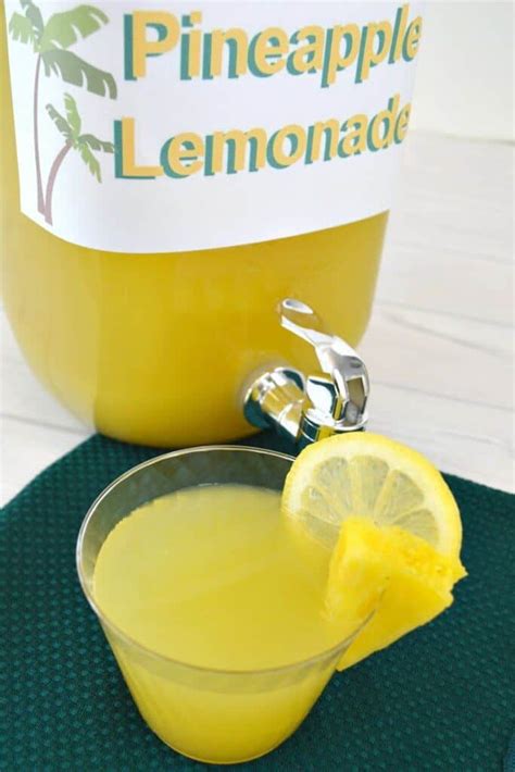 Easy Pineapple Lemonade Recipe Organized