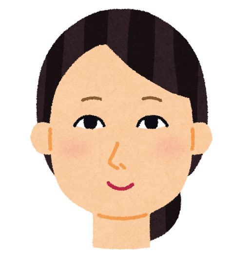 アジア人女性の顔のイラスト かわいいフリー素材集 いらすとや