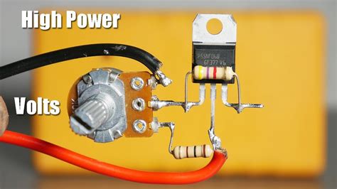 Single Mosfet Powerful Voltage Regulator Circuit Youtube