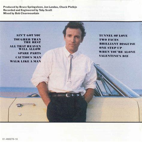 Car Tula Interior Frontal De Bruce Springsteen Tunnel Of Love Portada