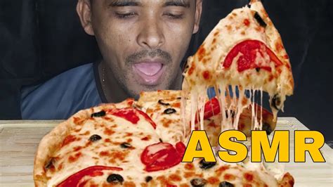 Asmr Pizza 🍕🍕🍕 Comendo Pizza 🍕 De Calabresa Com Muito Ketchup E Mostarda😋sons De MastigaÇÃo