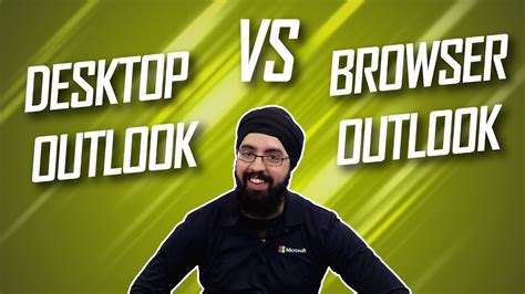 Desktop Outlook Vs Browser Outlook Youtube