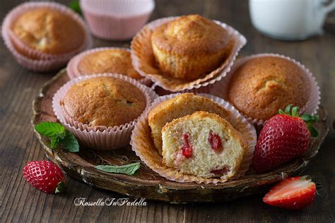 Ricetta Muffin Alle Fragole E Panna Soffici Ricetta Senza Burro