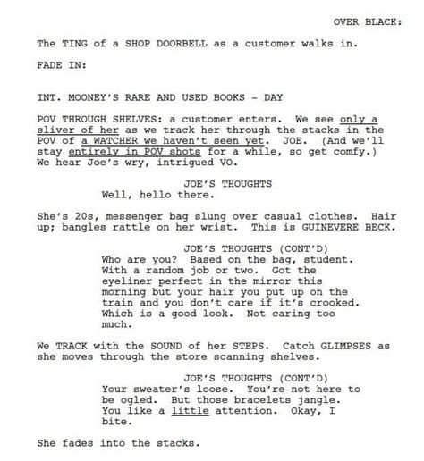 How To Write And Format Interior Monologue In A Script Screen Play Submit