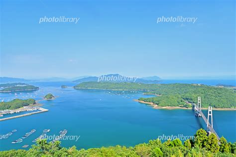 薩摩松島の景観 針尾公園展望所からの絶景 鹿児島県長島町 写真素材 7418921 フォトライブラリー Photolibrary