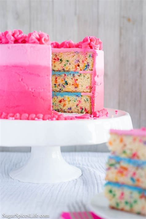 Homemade Funfetti Cake Recipe Sugar Spices Life