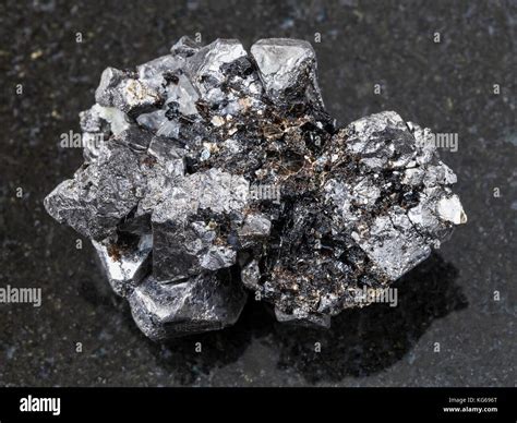 Macro Shooting Of Natural Mineral Rock Specimen Rough Crystalline