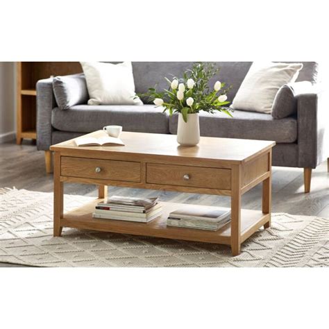 Mallory Coffee Table With 2 Drawers Fsc Mix Int Coc 002320 Mix Co Uk