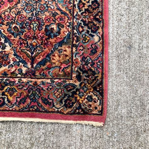 Vintage Karastan Kirman Design 717 Wool Area Rug 3×5 Scranton Antiques